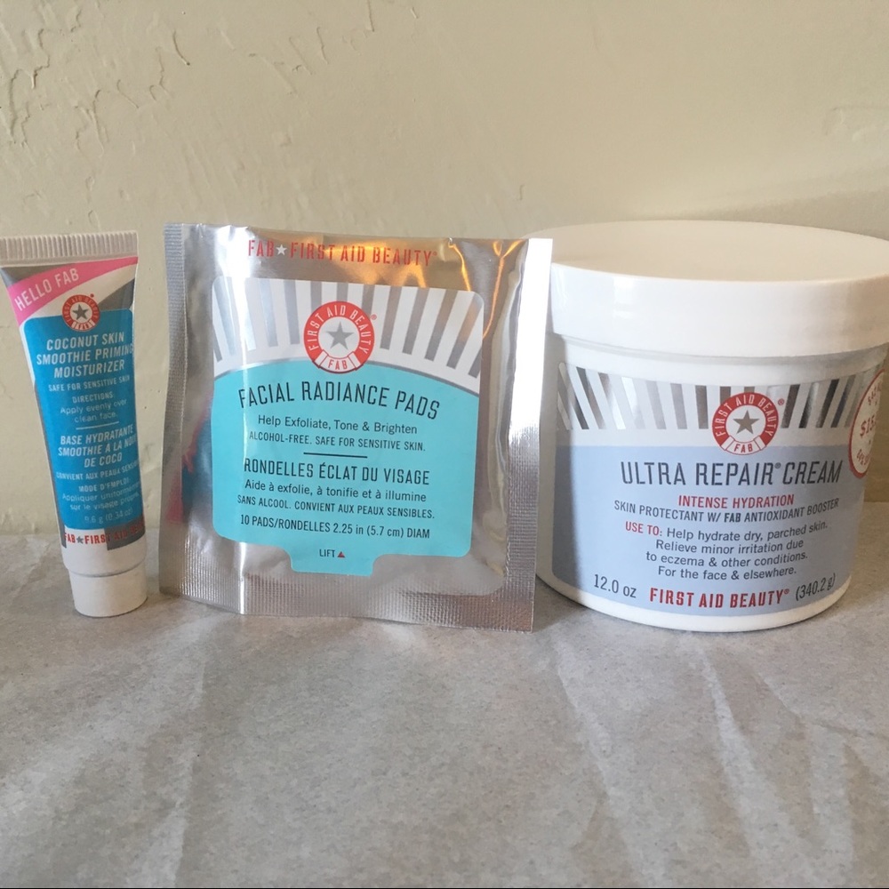 NEW FAB ultra repair cream, radiance pads&Primer